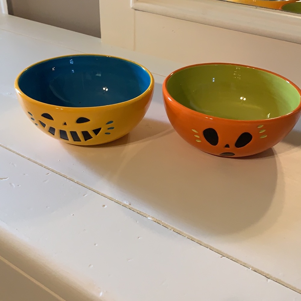 Set of two Cute Halloween candy bowls
